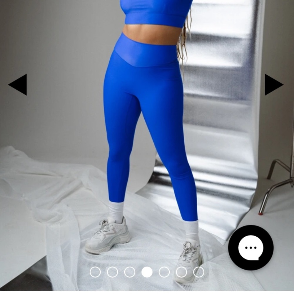 Balance Athletica Liquid Metal Pant - Cobalt - XS